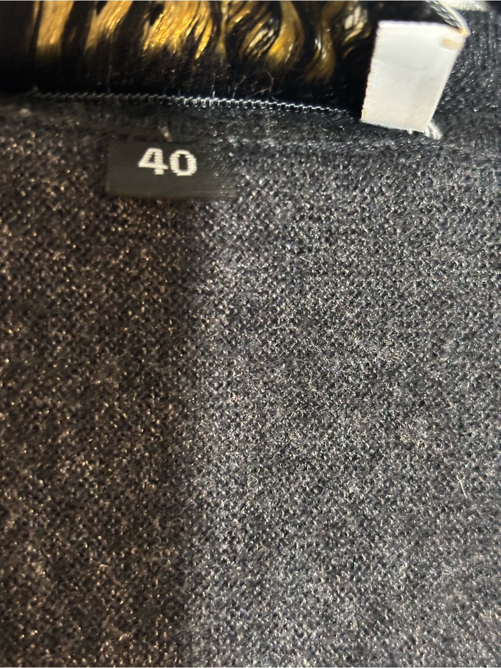 Snobby Sheep Cashmere Charcoal Grey V-Neck Sweater Size 40 - Picture 10 of 11